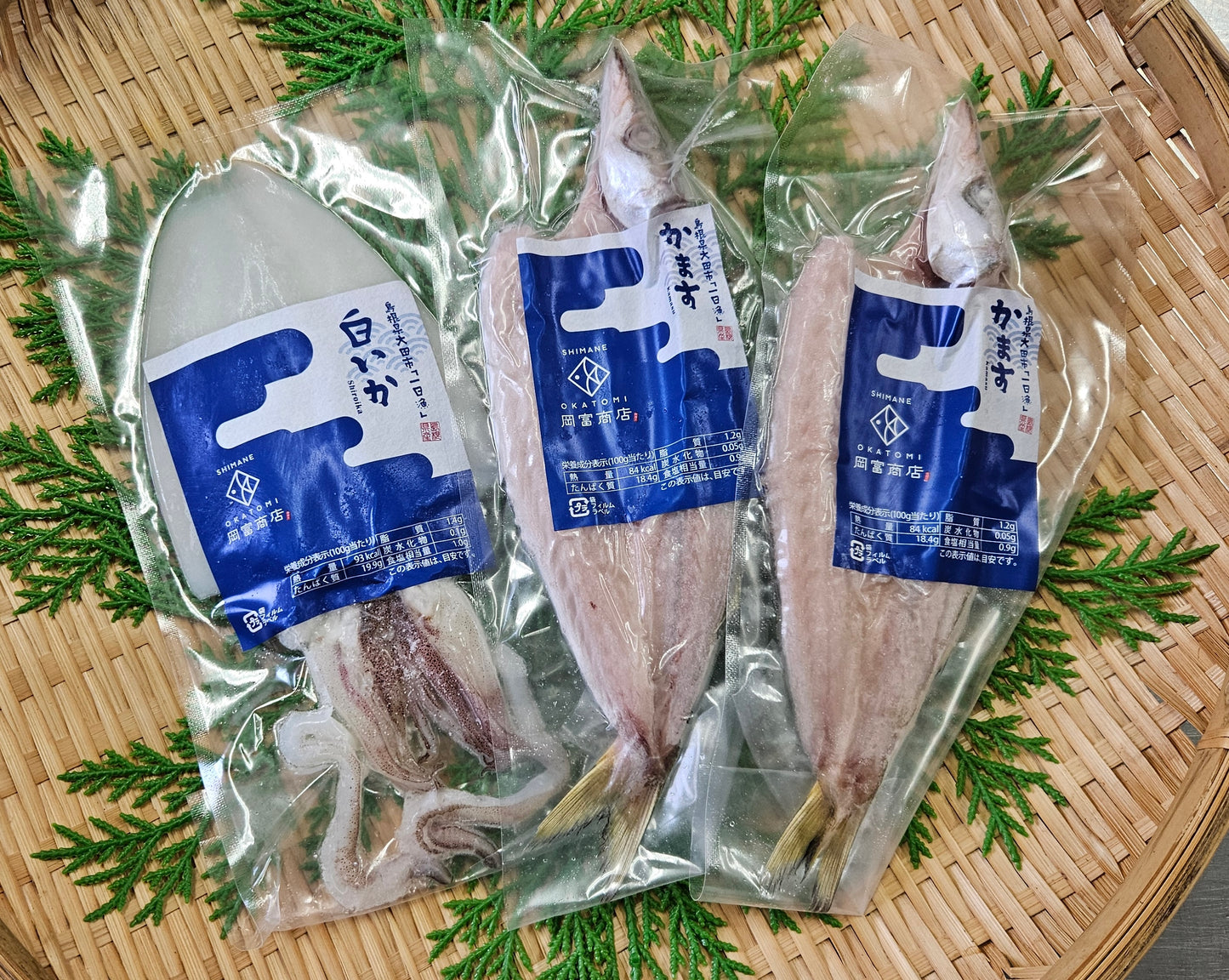 白いかとかますの干物(白いか:101〜130g・かます:101〜115g)