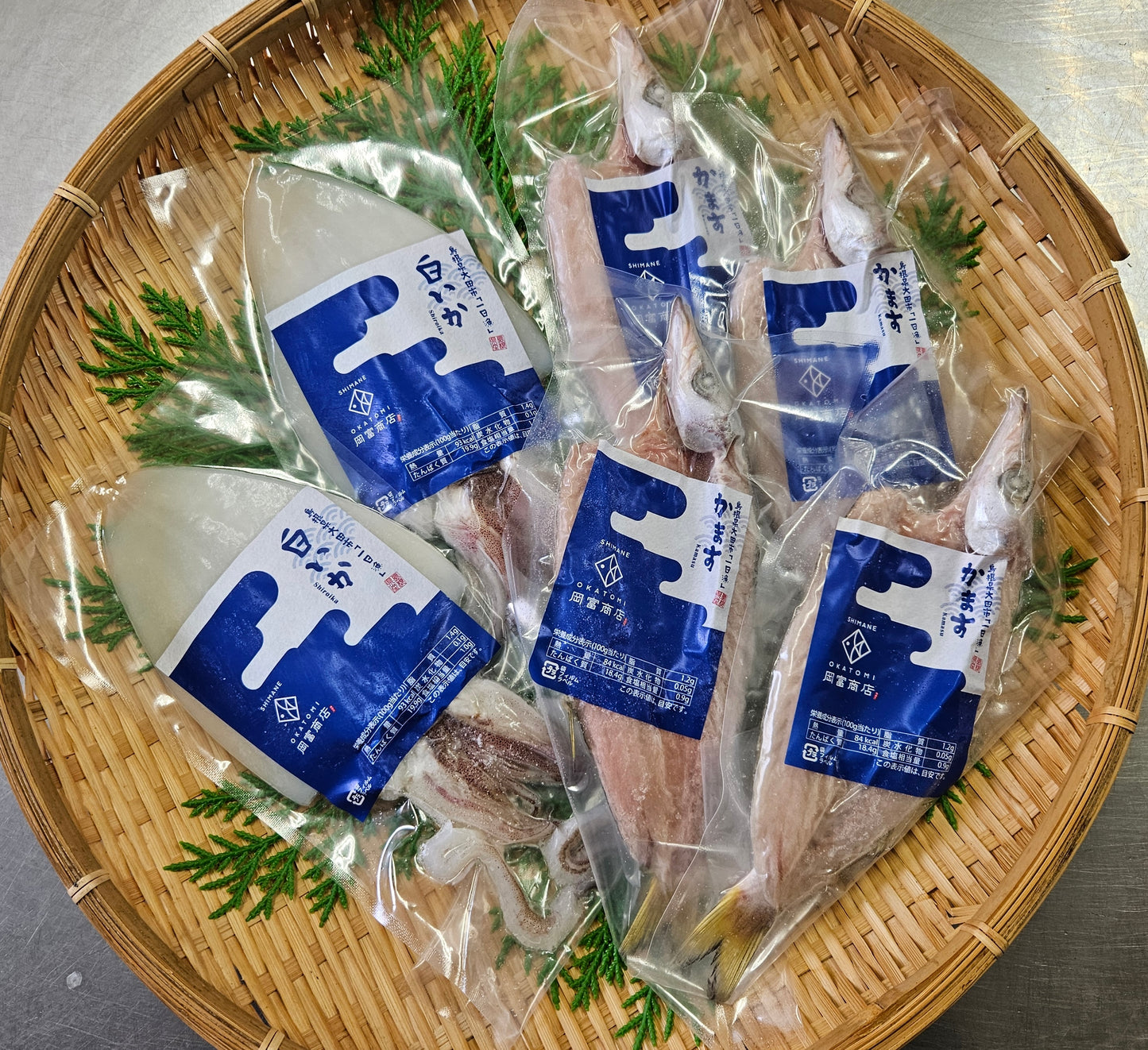 白いかとかますの干物(白いか:101〜130g・かます:101〜115g)