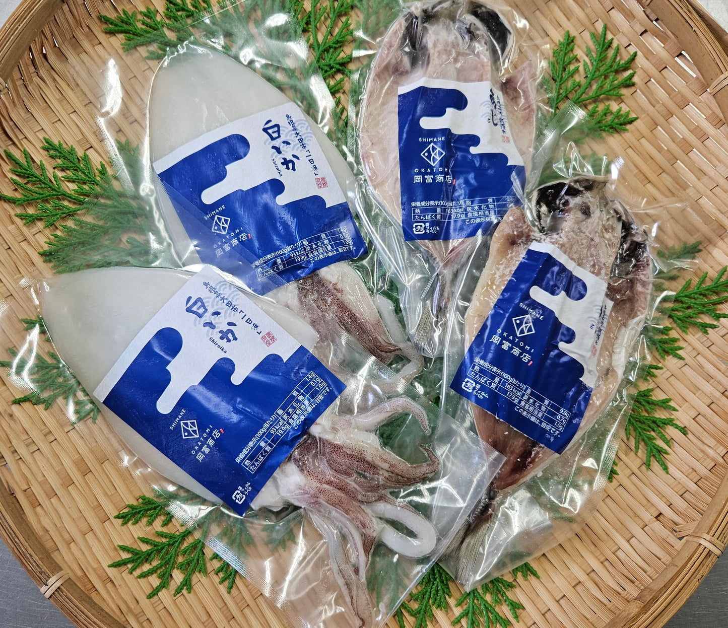 白いかとあじの干物(白いか:101〜130g・あじ:120〜140g)