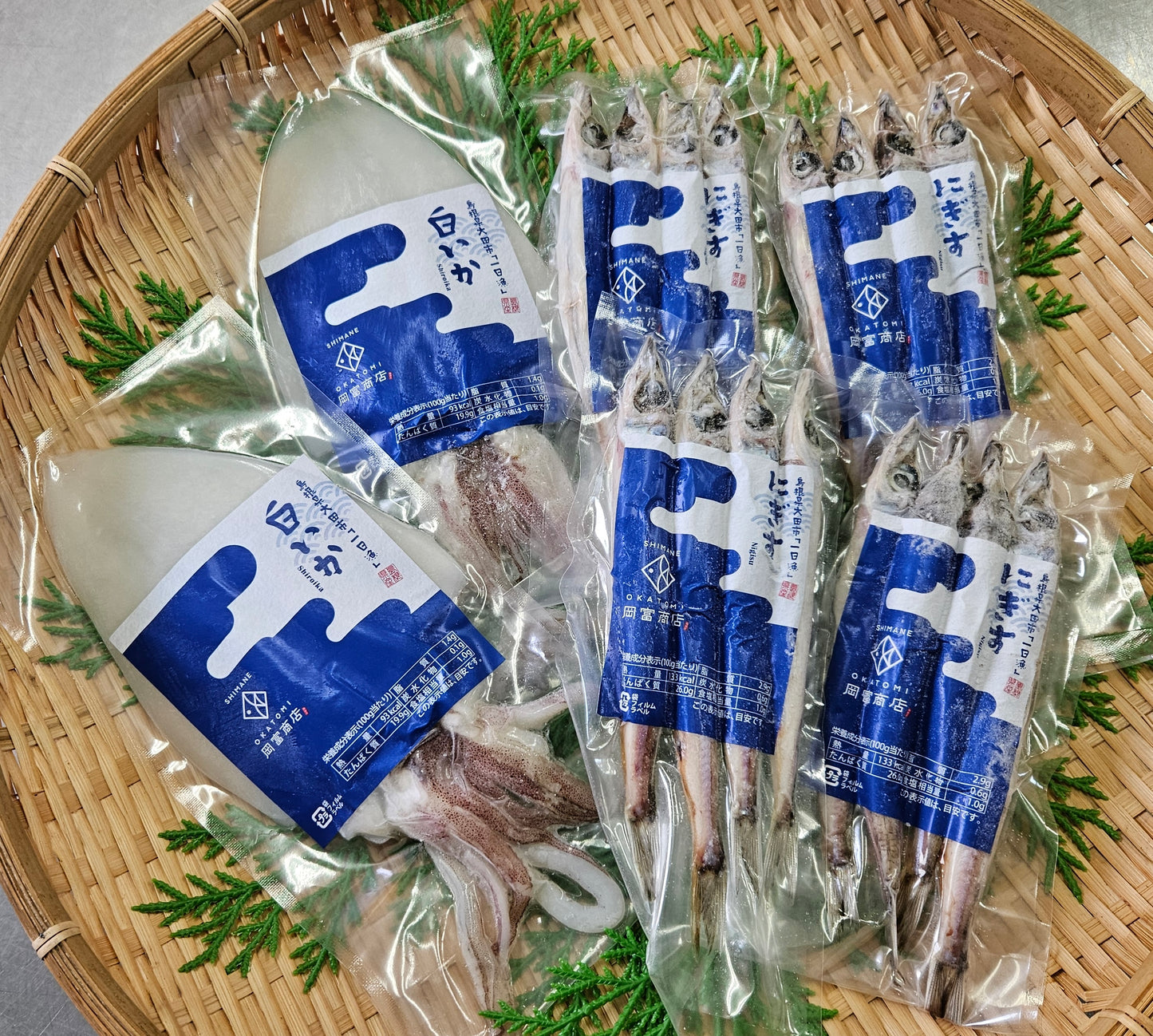 白いかとニギスの干物(白いか:101〜130g・ニギス)