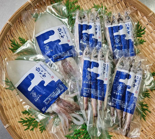 白いかとニギスの干物(白いか:101〜130g・ニギス)