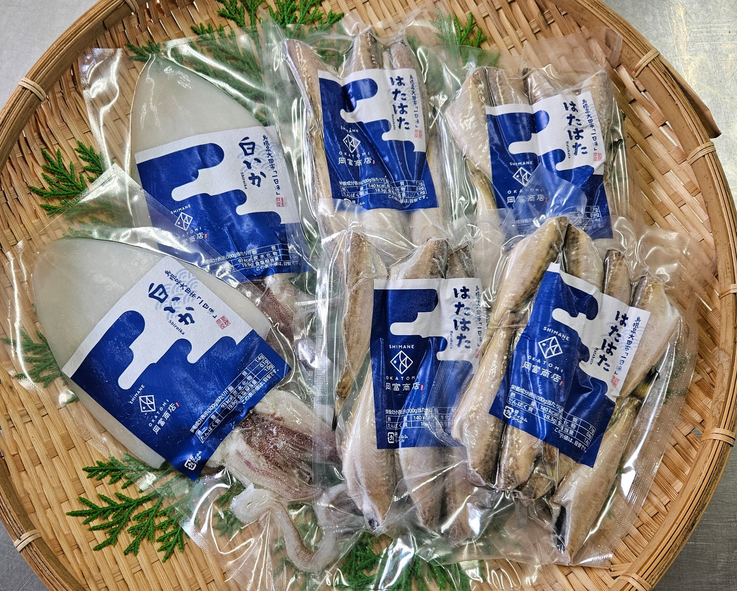 白いかとはたはたの干物(白いか:101〜130g・はたはた)