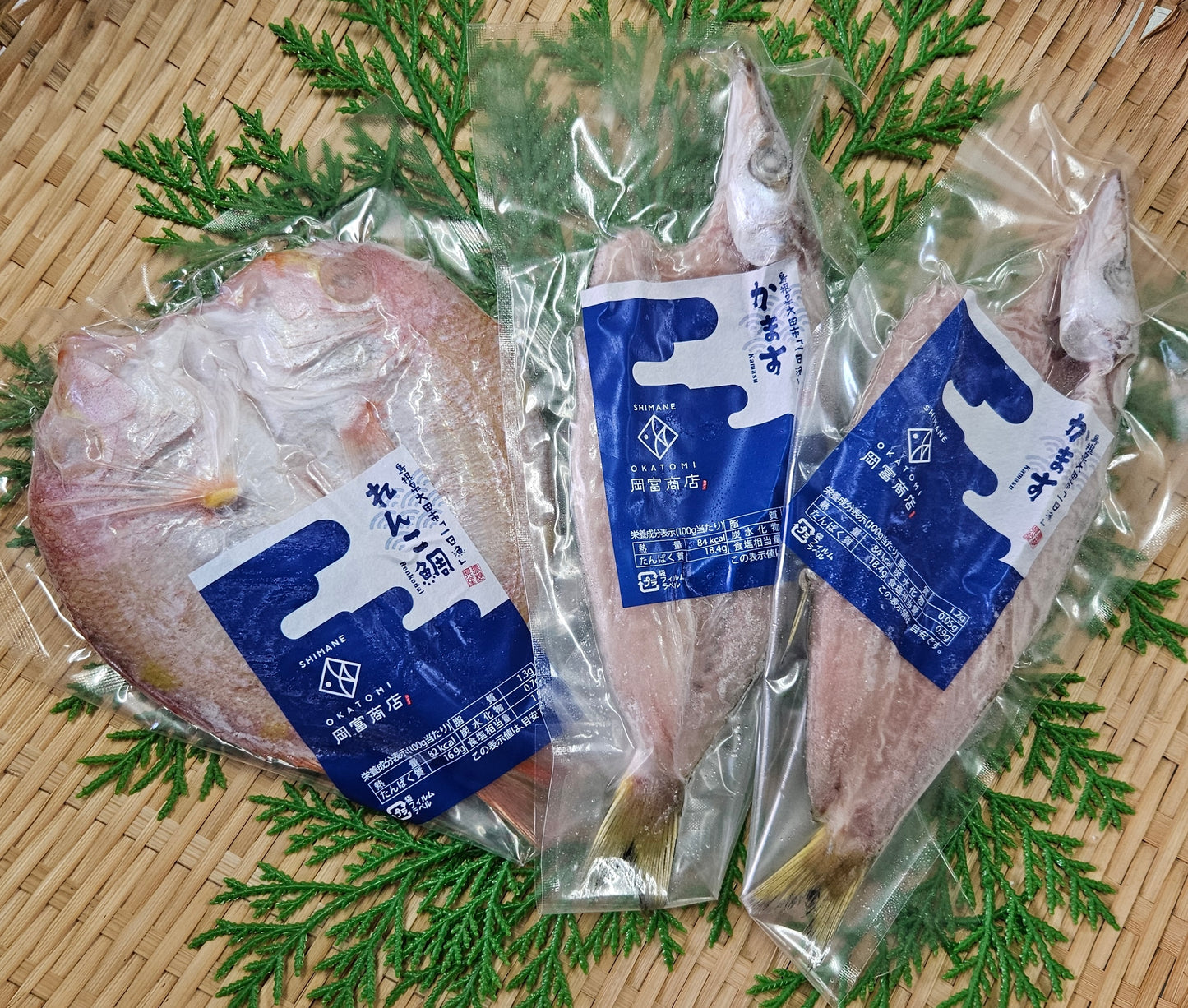 れんこ鯛とかますの干物(れんこ鯛:161〜180g・かます:101〜115g)