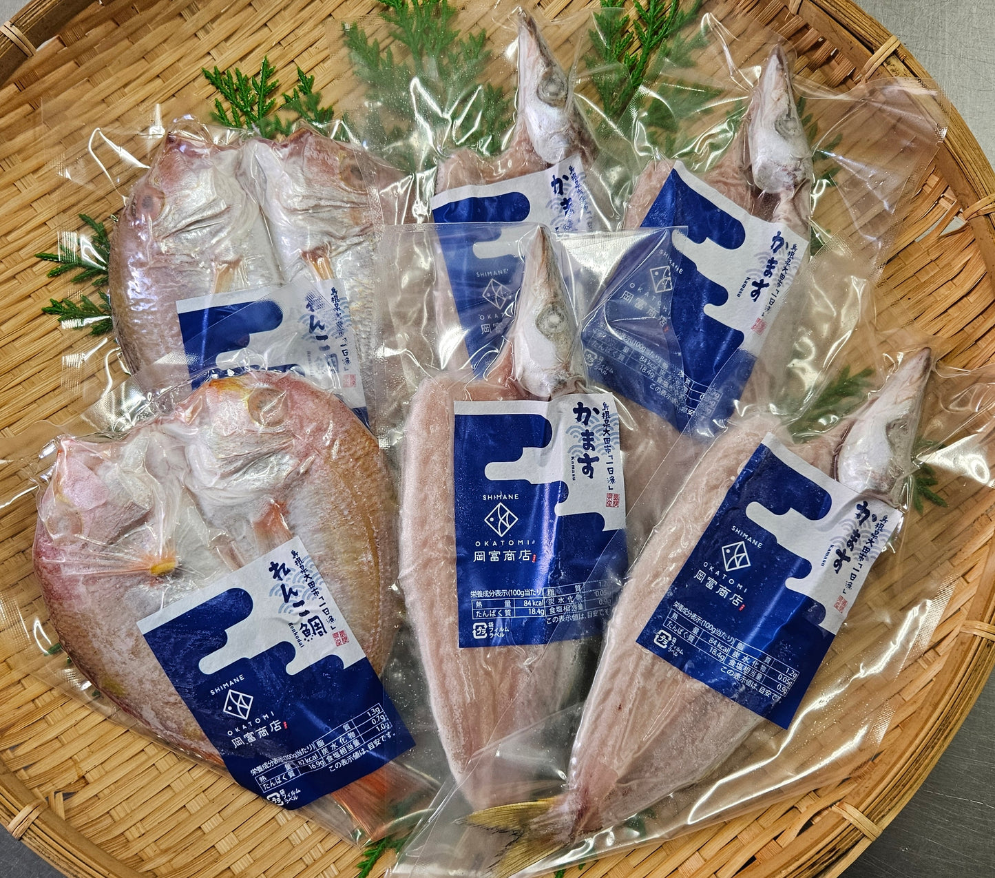 れんこ鯛とかますの干物(れんこ鯛:161〜180g・かます:101〜115g)
