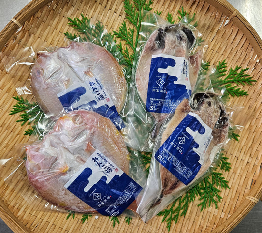 れんこ鯛とあじの干物(れんこ鯛:161〜180g・あじ:120〜140g)