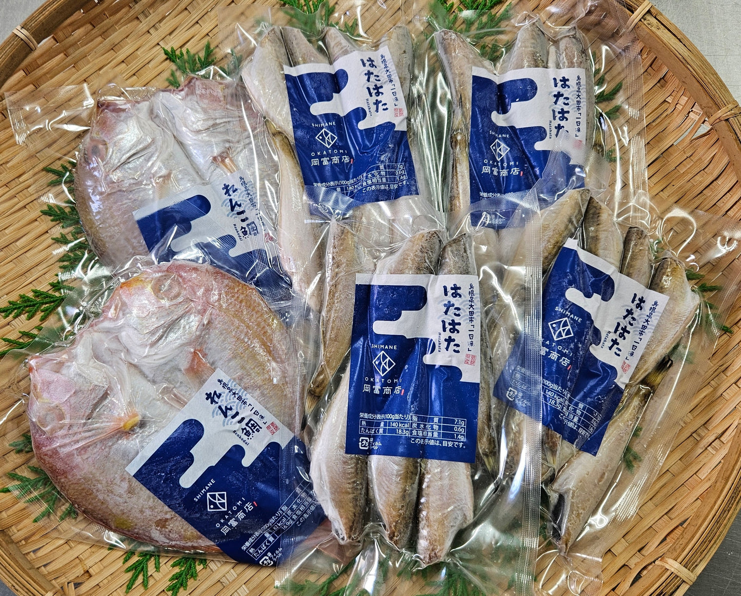 れんこ鯛とはたはたの干物(れんこ鯛:161〜180g・はたはた)