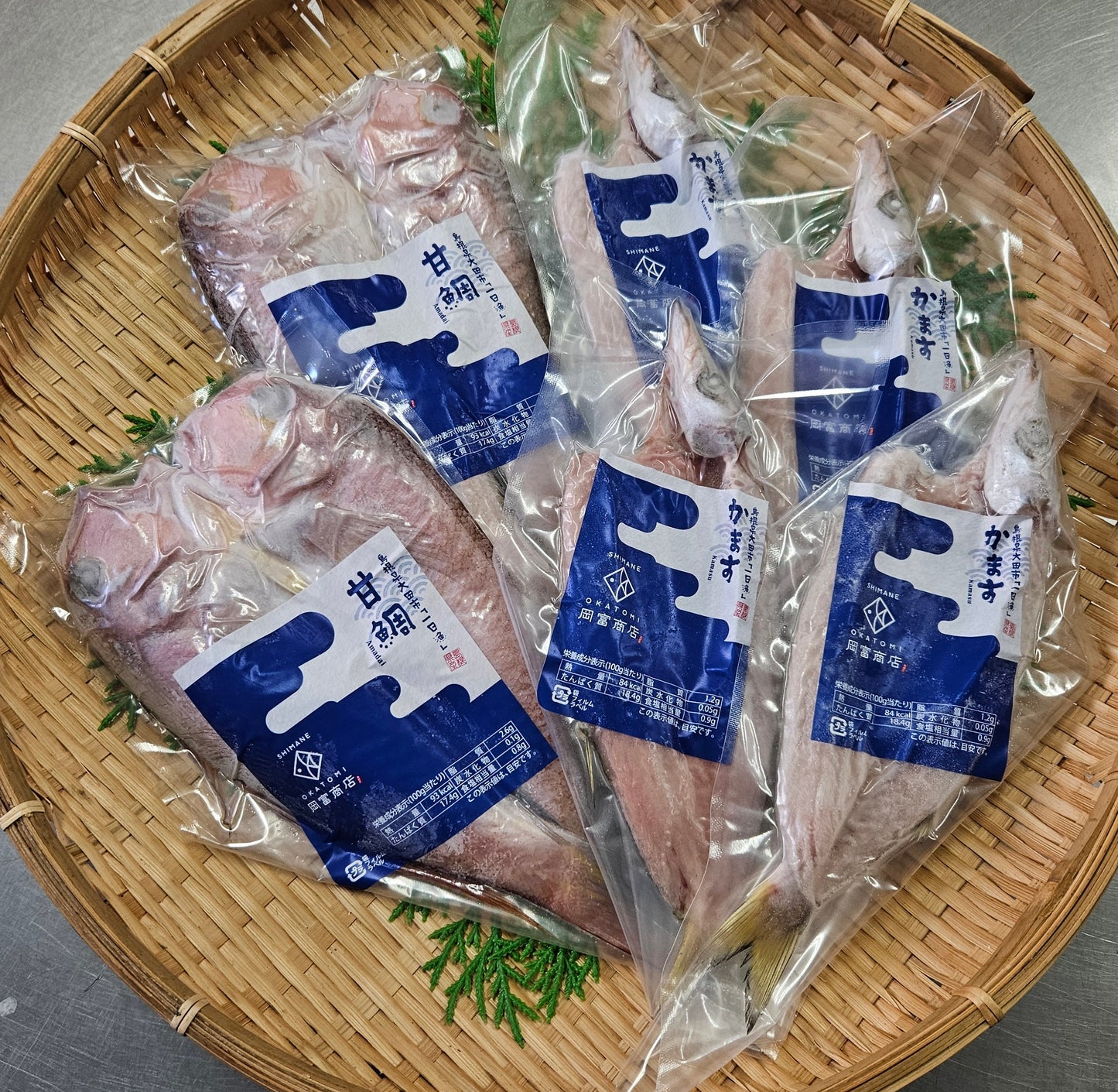 甘鯛とかますの干物(甘鯛:1尾201〜225g・かます:101〜115g)