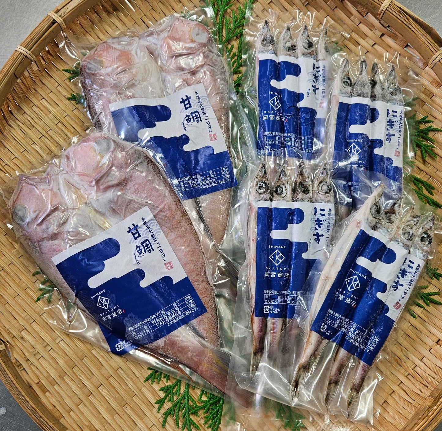 甘鯛とニギスの干物(甘鯛:1尾201〜225g・ニギス:合計200g)