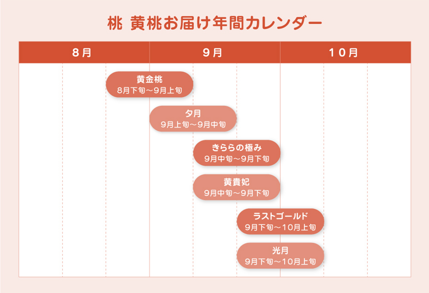 【秀品】品種おまかせ黄桃(山形県産) ※8月下旬〜10月上旬お届け
