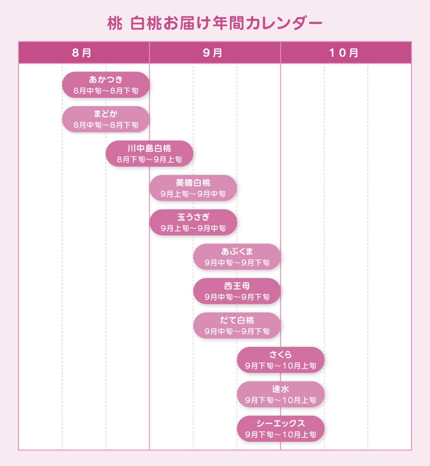 【特秀品】品種おまかせ白桃(山形県産) ※8月中旬〜9月下旬お届け